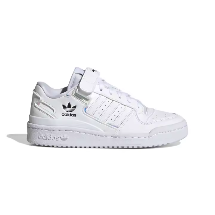 Zapatilla Junior adidas Forum Low Blanca Tornasol - 1
