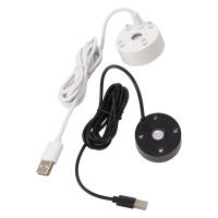 Fogón De Niebla Con Luz LED Colorida USB Atomizador De Fuente De Sonido Para Piscina Rocadura De Peces Grifo Mist Maker 5V - details 5