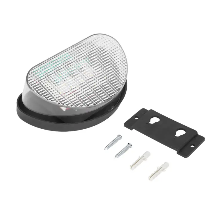 Lámpara de pared solar con 8 luces LED para exteriores, para vallas, patios y jardines - 1
