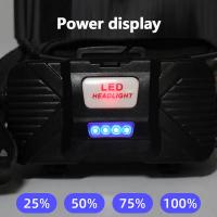 Lámpara Frontal LED COB ZK40 Con Angulo Amplio Para Expediciones Recargable USB Uso De 2x18650 Batería Impermeable Para Senderismo Al Aire Libre - details 3