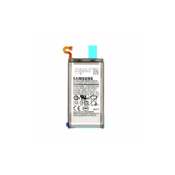 SAMSUNG ⋆ Batería original para Samsung Galaxy S9 ⋆ Referencia EB-BG960ABE ⋆ Capacidad 3000 mAh ⋆ Repuesto oficial con alto rendimiento ⋆ Compatible con carga rápida ⋆ Envío desde España - 1