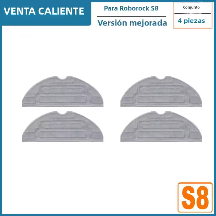 Filtro Hepa Bolsas De Polvo Para Roborock S8 pro Ultra S8+ Accesorios Cepillos De Mopa Ropa De Mopa Repuestos Para Aspiradora Roborock S8 - 1