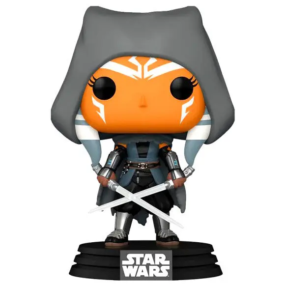 Figura Pop Star Wars The Mandalorian Ahsoka Hooded E-Figura de Vinilo Coleccionable - Idea de Regalo- Mercancia Oficial - Juguetes para Niños y Adultos - Movies Fans - Muñeco para Coleccionistas y Exposición - 1