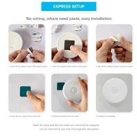Lámpara Nocturna LED Con Sensor De Movimiento Recargable Y Magnética Portátil Para Dormitorio Cocina Armario Luz Sin Cable Dimmable - details 9