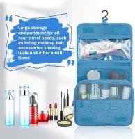 Neceser Viaje,Impermeable de Gran Capacidad Neceser Maquillaje,Bolsa de Aseo con Gancho Colgante para Hombre y Mujer Accesorios de Viaje - details 4