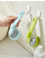 Cepillo De Baño Para Perros Con Mango Largo Y Suave De Silicona Cepillo De Peluquería Para Gatos Y Perros Masajeador De Mascotas Suministros Para Mascotas - details 5