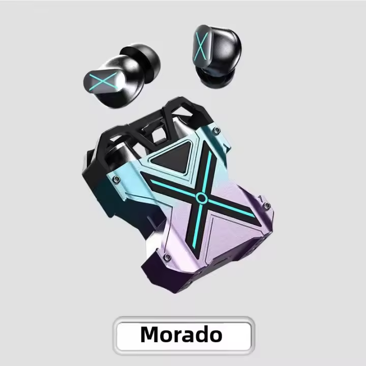 Auriculares De Juego K89 Inalámbricos Bluetooth Cancelación De Ruido ENC Impermeables Con Micro Para Deportes Estilo In-ear Material Metálico - 1