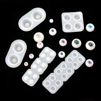 Molde De Silicona Para Ojos De Muñecas DIY Herramientas Creativas De Manualidades Accesorios Para Juguetes Medio Círculo De Sillíaco Reutilizable - details 10