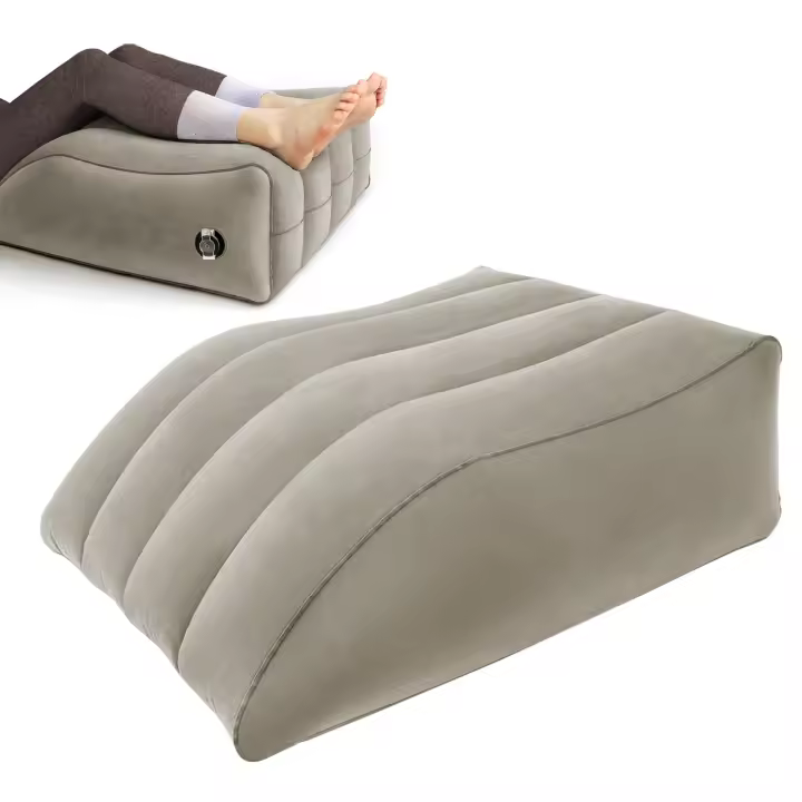 Almohada Inflable Para Elevación De Piernas Almohada De Cadera Para Mejorar La Circulación Y Reducir La Hinchazón Portátil Y Confortable - 1