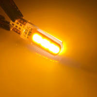 10PCS T10 W5W Lámparas LED Silicona COB 194 168 Canbus Sin Error Luz Interna De Coche Lámparas De Estacionamiento Map Dome 12V - details 5