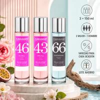 Pack 3 Perfumes Caravan: Mujer Nº43, Nº46 (150 ml) y Hombre Nº66 (150 ml) - details 2