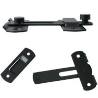 Cerradura De Puerta De Acero Inoxidable Latch Flip Latch Cerradura De Seguridad Para Armario Cerradura De Puerta Deslizante Herramienta De Cierre Negro Mate - details 4