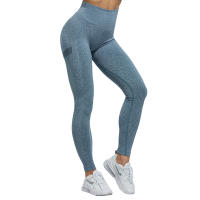 Pantalones De Yoga Sin Costuras Para Mujer Cintura Alta Levantamiento De Glúteos Tallas Grandes Fitness Leggings Activewear Casual - details 3
