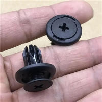 Clavija De Plástico Para Coche 8mm Fijador De Empuñadura Negra Para Parachoques Y Bumper 10/50/100 Piezas Accesorios De Automóvil - details 2