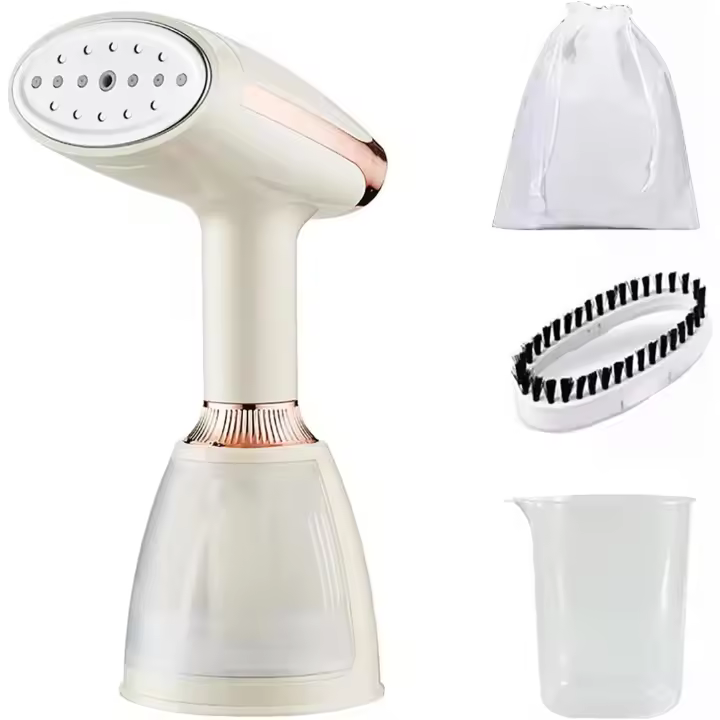 Vaporizador de Mano para Ropa, Placa de vapor portátil de 15 s,Potente vaporizador penetrante de vapor de 1500 W para Ropa, Vaporizador portátil de ropa de viaje para - 1