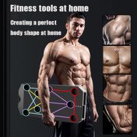 Tablero De Empuje Plegable Multifuncional Para Ejercicio De Músculos Y Fortalecimiento Abdominal Equipo Deportivo Portátil - details 0