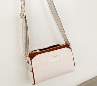 Bolso De Hombro Para Mujer De Lujo De Diseñador Famoso Bolso Bandolera Moda Cuadros Trendy Material PU Con Cierre De Cremallera - details 5