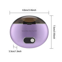 Afeitadora De Uñas Eléctrica 2 En 1 Cortador Y Pulidora Recargable Por USB Para Bebés Adultos Y Ancianos Máquina De Pulido De Uñas - details 6