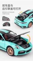 Modelo De Coche De Deportes Porsche 911 Turbo S a Escala 1:24 Con Sonido Y Luz Aleación De Metal Para Coleccionistas Y Regalo Para Niños - details 9