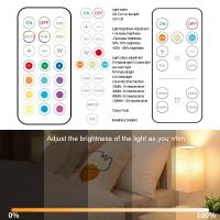 Lámpara De Pared LED Recargable Con Control Remoto Y Luz Nocturna Para Iluminación Interior Ajustable Para Dormitorio Sala De Estar Pasillo Decoración De Hogar - details 0
