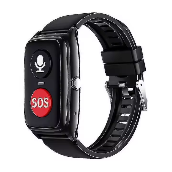4G SOS pulsera inteligente para personas principales con información GPS push Monitoreo de frecuencia cardíaca con Reloj de seguimiento incorporado - 1