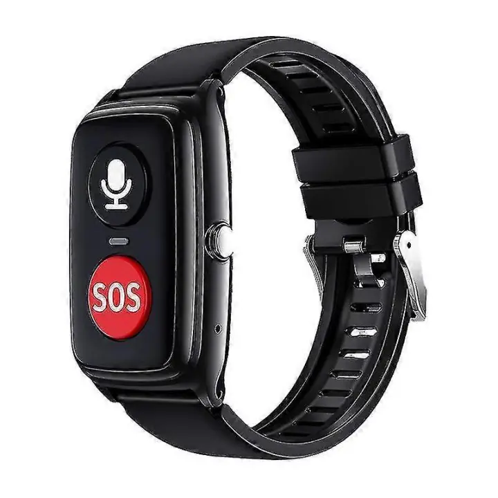 4G SOS pulsera inteligente para personas principales con información GPS push Monitoreo de frecuencia cardíaca con Reloj de seguimiento incorporado - 1