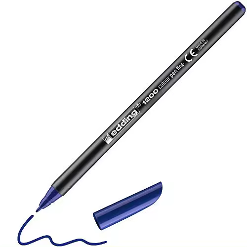 Edding 1200  AZUL 1 unidad - 1