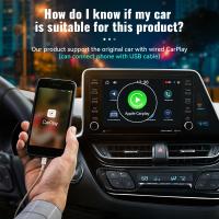 Android14 CarPlay Mini Dongle De Carga Cableada a Inalámbrica Soporte Para WiFi Waze WhatsApp Netflix YouTube Plug&Play Para Coche - details 9