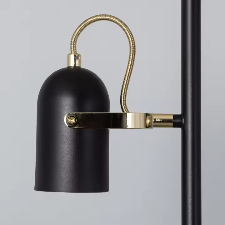 Ledkia Lámpara de Pie Cano 3 Focos Aluminio Decorativo Interior - 1