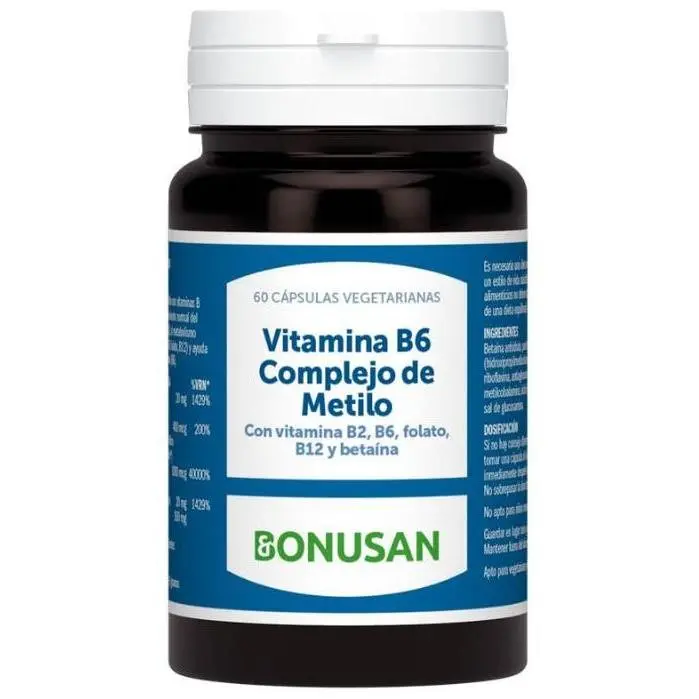 Bonusan Vitamina B6 Complejo Metilo 60Caps - 1
