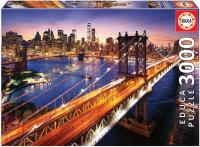 Educa - Puzzle de 3000 Piezas Manhattan al Atardecer.Medida aproximada 120 x 85 cm. + 14 años Educa18508 - details 0