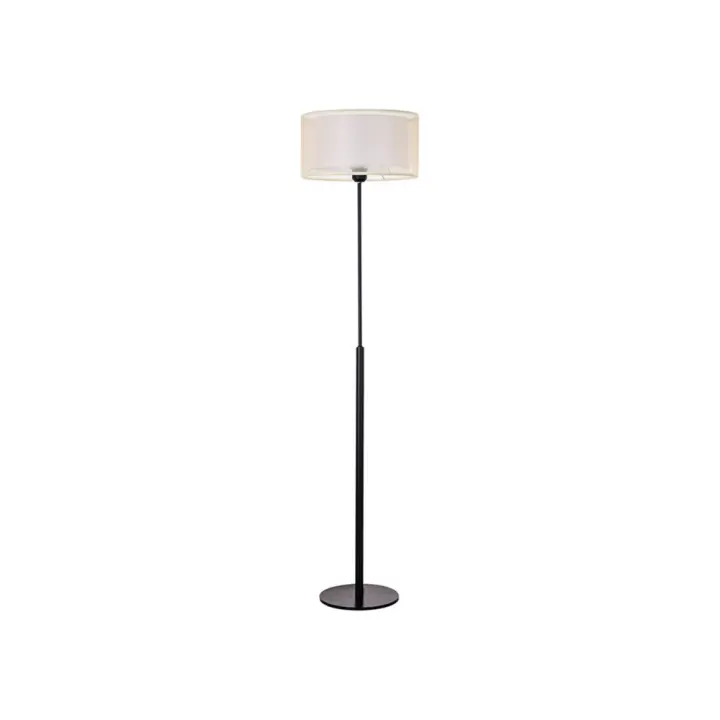 Lámpara de Pie E27 Tela Negro Metal IP20 ANETA  RABALUX - 1