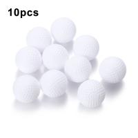 Bolas De Golf De Práctica 10 Pcs Blanco Suaves Para Interior Bola De Aire Verdadera Conformidad De Un Solo Pieza - details 3