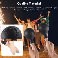 Par De Maracas De 25cm Con Cabeza De Arena Y Mango De Madera Instrumentos De Percusión De Plástico Para Concierto - details 3