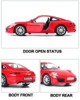 MaKeda 1:36 Porsche 911 Carrera S Coche Deportivo De Metal Para Juguete Con Función De Retroceso Regalo Para Niños Colección Modelo De Automóvil - details 8
