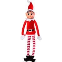 Colorbaby Elves Behavin Badly - Juego de 2 Peluches 30cm de Elfo y Elfa Con Cuerpo Suave y Cabeza de Vinilo para Niños - Regalo de Navidad - details 1
