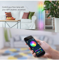 Lámpara De Piso Inteligente Tuya RGB 180cm Blanca Control Remoto APP Luz De Ambiente Moderna Para Festivales Y Decoración LED - details 9