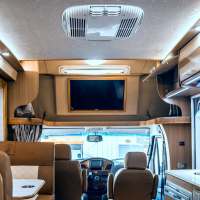 Houghton Belaire 2000K, aire acondicionado techo 2.0kW, ciclo inverso, 230VCA, para caravana, autocaravana, camper, furgoneta, control remoto, display LED - details 3