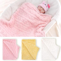 Manta De Bebé De Tafetta De Color Sólido Super Suave Manta De Envolver Para Recién Nacidos Manta Cálida Y Ligera Para Niños - details 5