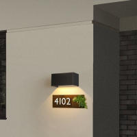 Lámpara De Pared LED Impermeable Moderna Y Minimalista Para Exterior Hotel Corredor Y Escalera Luz De Noche Para Dormitorio Y Sala De Estar Material De Aluminio - details 7