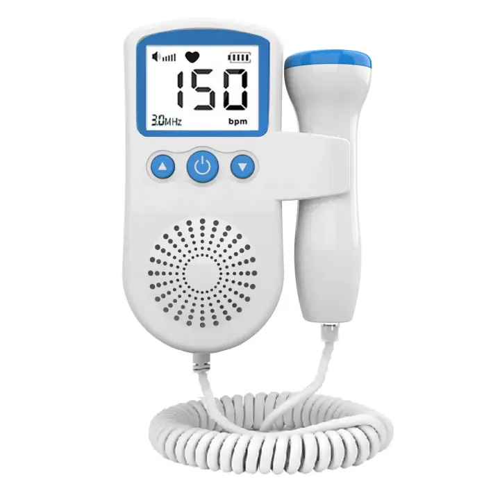 BIT Hania Lluvia-GEL + DOPPLER monitor Detector de frecuencia cardíaca fetal del bebé sin radiación para escuchar el latido del corazón del bebé - 1