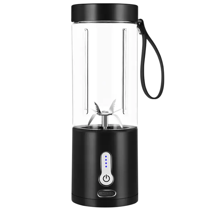 Exprimidor Eléctrico Portátil Mini para Frutas y Verduras Función Múltiple Adecuado para Viajes Material de Cocina de Acero Inoxidable 530ML - 1