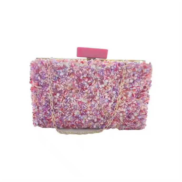 Timbos zapatos 126560 color rosa material pedreria/bamara Clutch para celebraciones - 1
