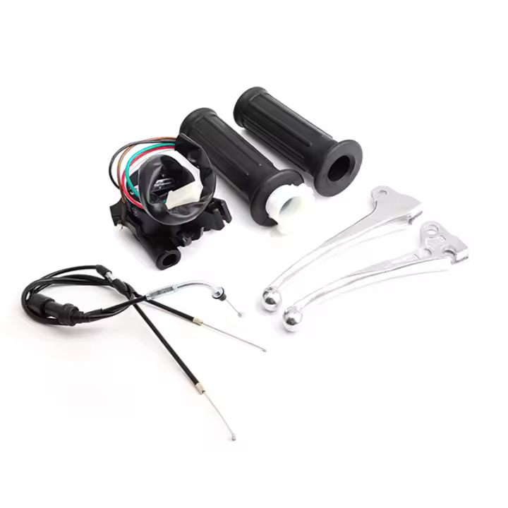 Kit De Manillar Para Yamaha PW50 50cc Con Inclinador De Acelerador Botón De Arranque Cable De Atraco Y Freno Para Motocicleta De Tierra Para Niños - 1