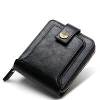 Cartera De Cuero Para Hombre Lujo Monedero Con Bolsillo Para Monedas Y Tarjetas Cierre De Cremallera Antirrobo Regalo Para Hombres - details 45