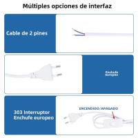 Tira De Luces LED 2835 IP67 Impermeable 120LEDs/m Flexible 1M 2M 3M 5M 10M 20M Calor Frío Blanco Para Iluminación Doméstica AC 220V 230V - details 4