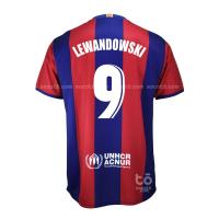 XOCOTŌ® Camiseta Fútbol FC Barcelona Oficial 1ª equipación 23/24  Talla de adulto: S, M, L, XL, XXL   Producto oficial liso, con nombre de Gabi 6 o Lewandowski 9 - XOCOTŌ® - details 3