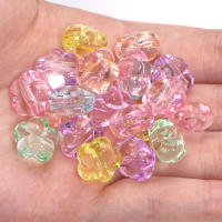 30pcs Abalorios De Flor Transparente 13mm Acrílico Colgantes Espaciadores Para Creación De Joyas Pulseras Collares Artesanías - details 5