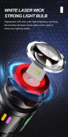 Lámpara De Mano LED De Alta Potencia Con Ampliable Zoom Luz Colorida Para Camping Y Emergencias Absorbedora De Fluorescencia - details 4