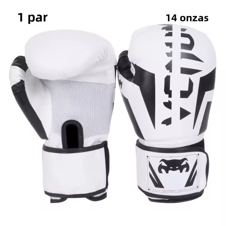 Guantes De Boxeo Para Adultos Resistente Al Desgaste Y Transpirables Equipamiento De Kickboxing Para Atletas Unisex - 1